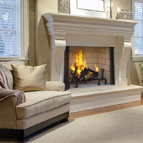 Superior 36 Inch Traditional Wood Fireplace - WRT6036