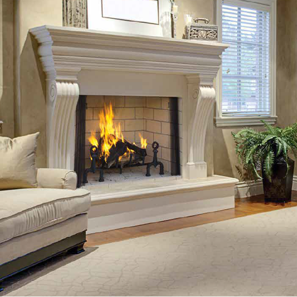 Superior 50 Inch Traditional Wood Fireplace - WRT6050
