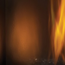 MIRRO-FLAME Heat Radiating Reflective Black Porcelain