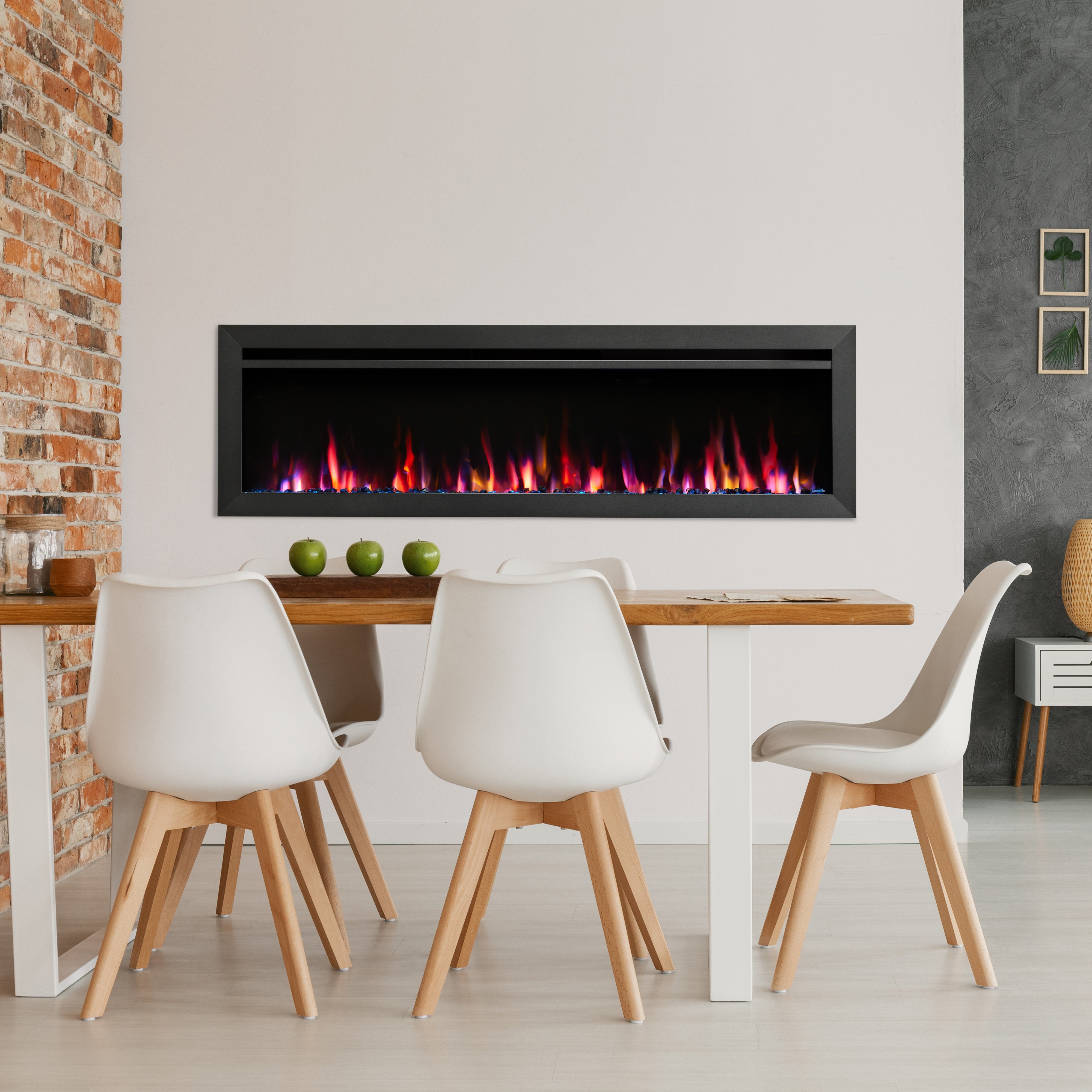 13+ 60 Electric Fireplace SimpliFire Allusion Slim 60 Inch Electric Fireplace - SF-ALLS60 – North
