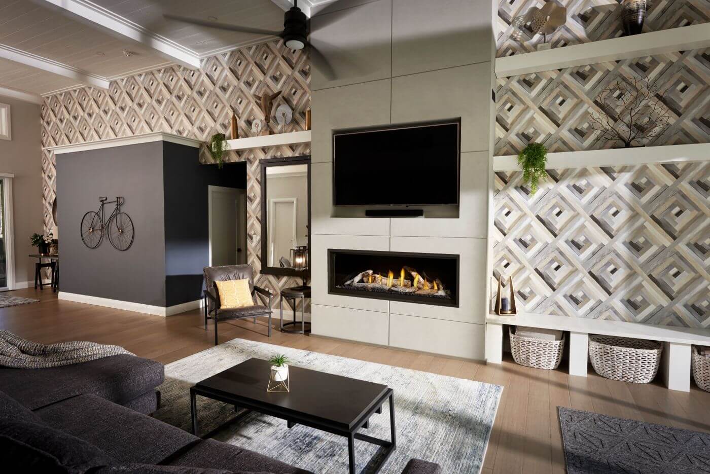 Napoleon Ascent Linear Premium 56 Direct Vent Gas Fireplace