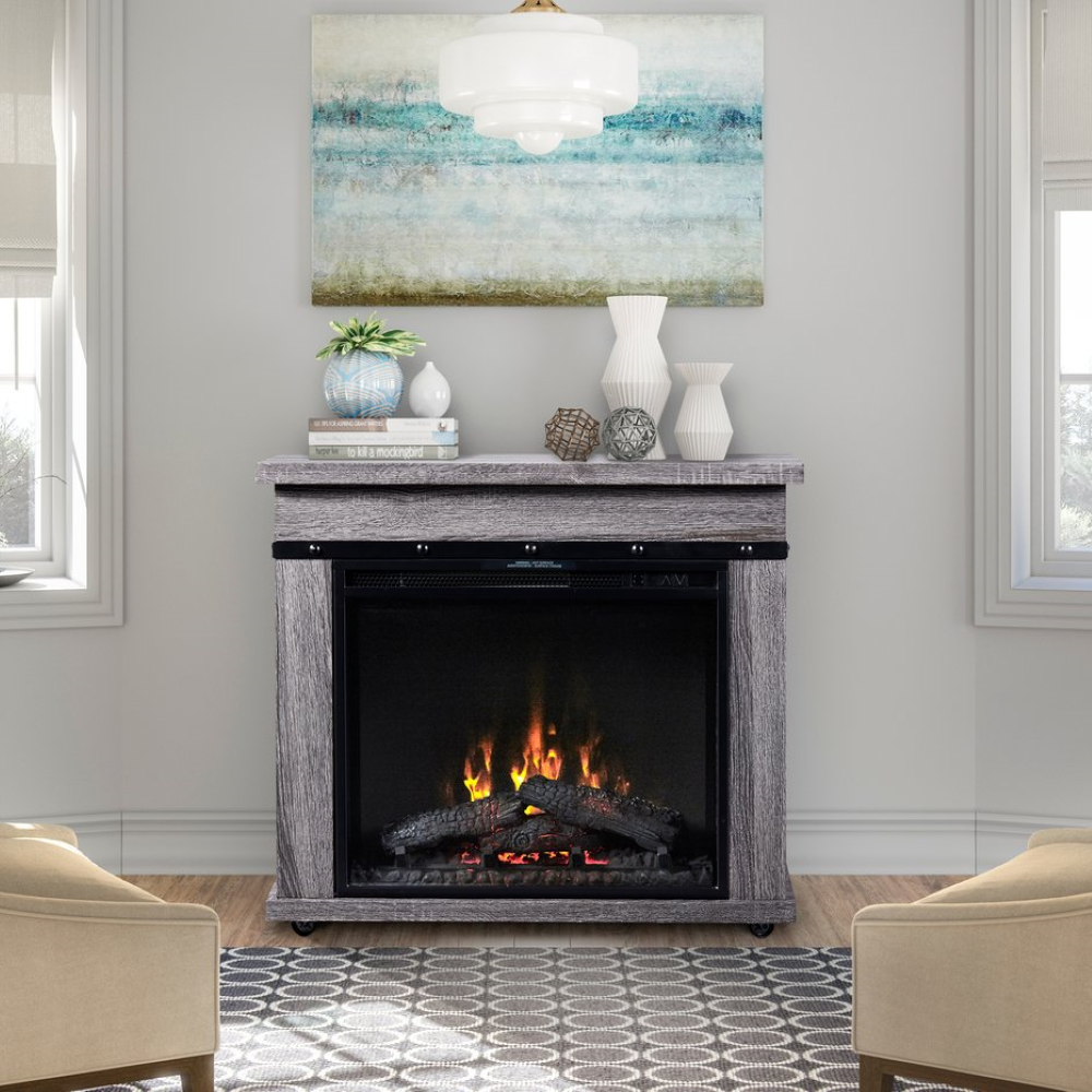 Dimplex Morgan Traditional Free-Standing Electric Fireplace
