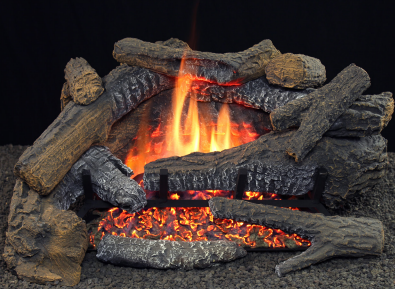 Hargrove 30 Inch Cimarron Timbers Vent Free Gas Log Set With