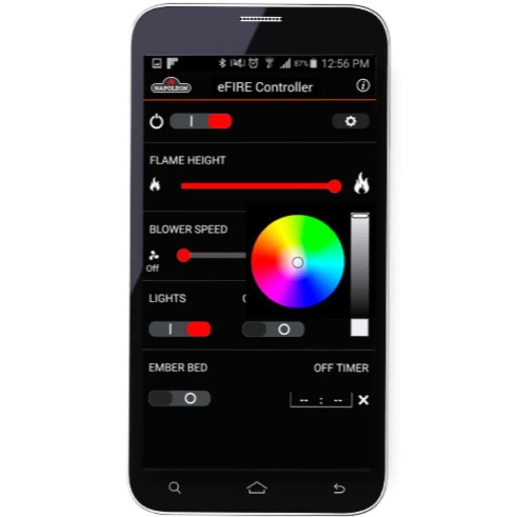 Napoleon eFire Advanced with Proflame II Remote Control for Natural Gas - EFCN