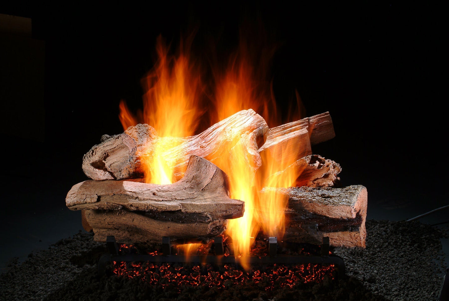 Hargrove 36 Inch Mountain Timber Large Vented Log Set Millivolt Pilot - 36SNES2B3