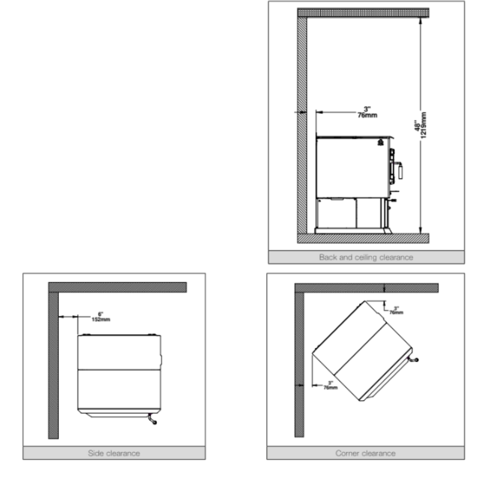 Osburn 2500 Pellet Stove - OP00025