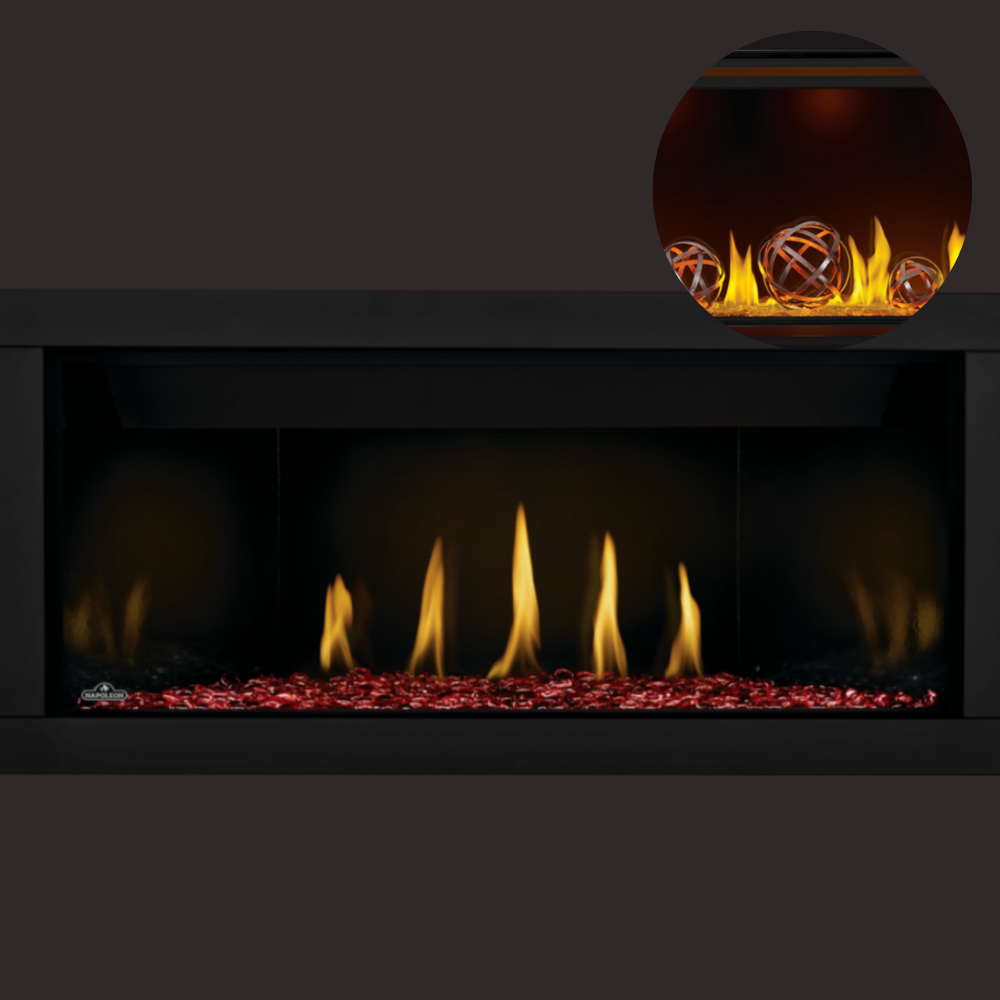 Napoleon Tall Vector 62 Linear Direct-Vent Gas Fireplace - TLV62N