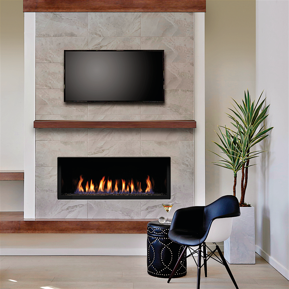 Kingsman ZCV 47 Linear Direct-Vent Gas Fireplace - ZCVRB47