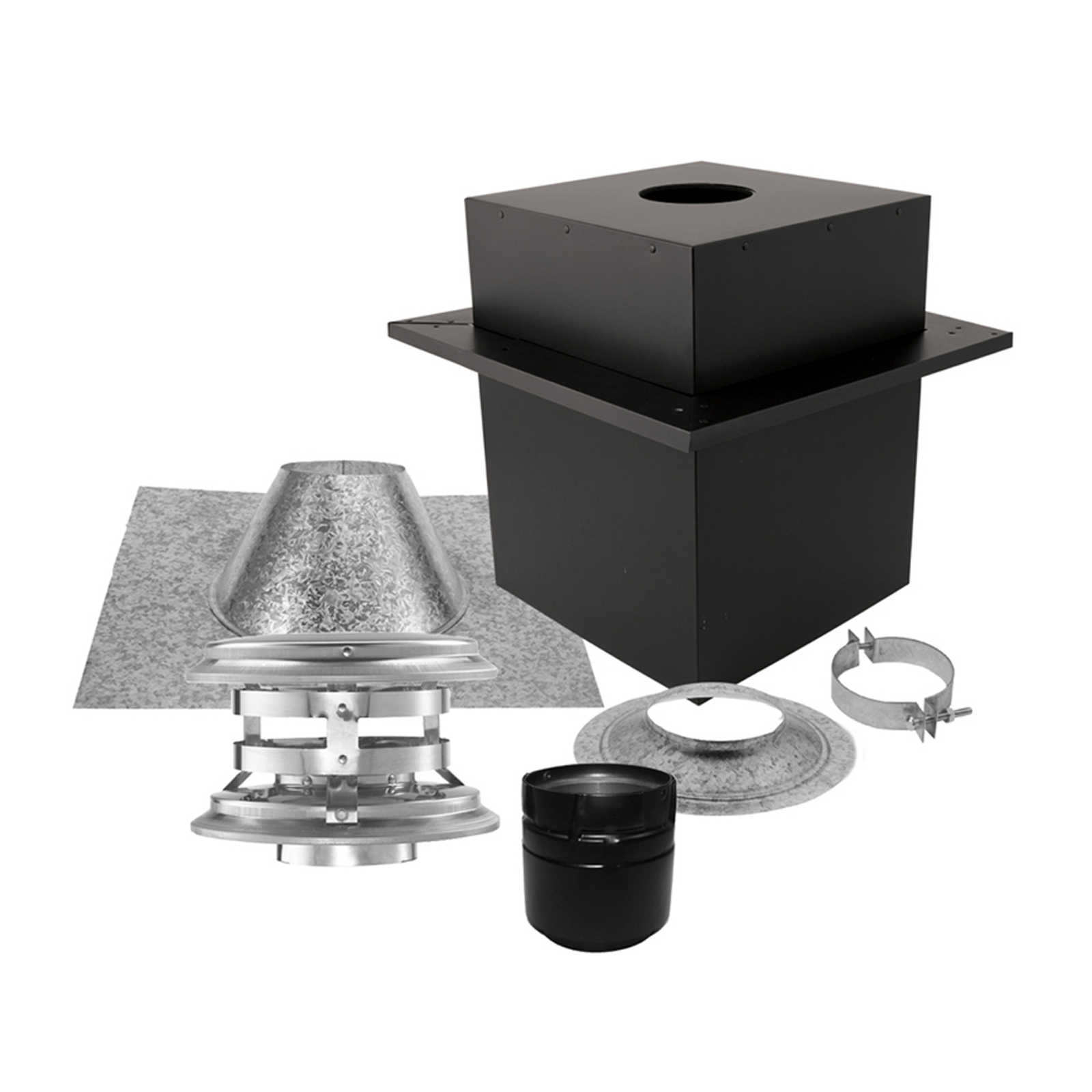 DuraVent Pellet Vent Pro 4" Vertical Kit Cathedral 4PVPKVB North