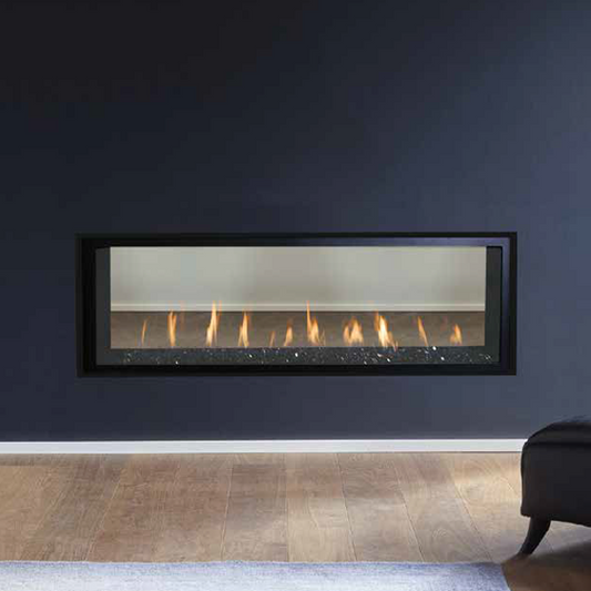 Superior 60 Inch Direct Vent Contemporary Gas Fireplace | DRL4060