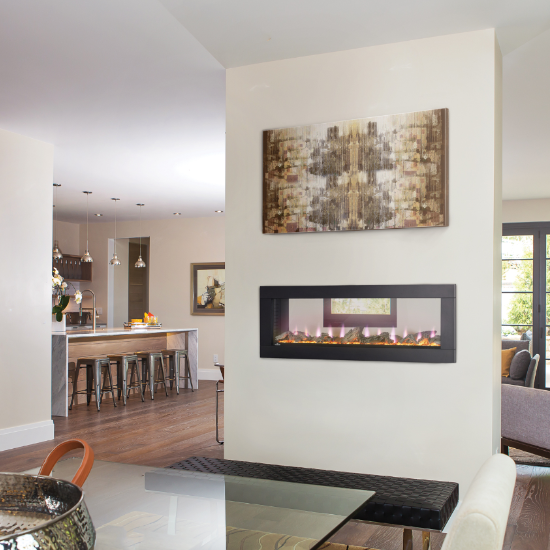 Napoleon CLEARion 50 Inch See Through Electric Fireplace