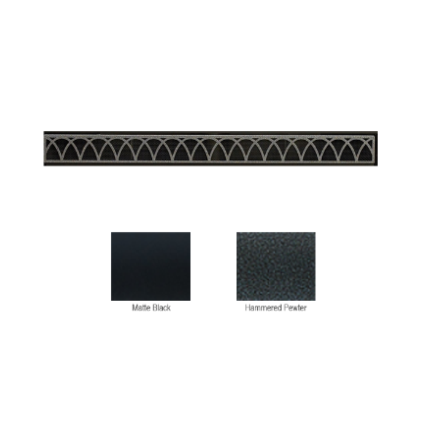 Empire Black Arch Louver - DVG2ABL