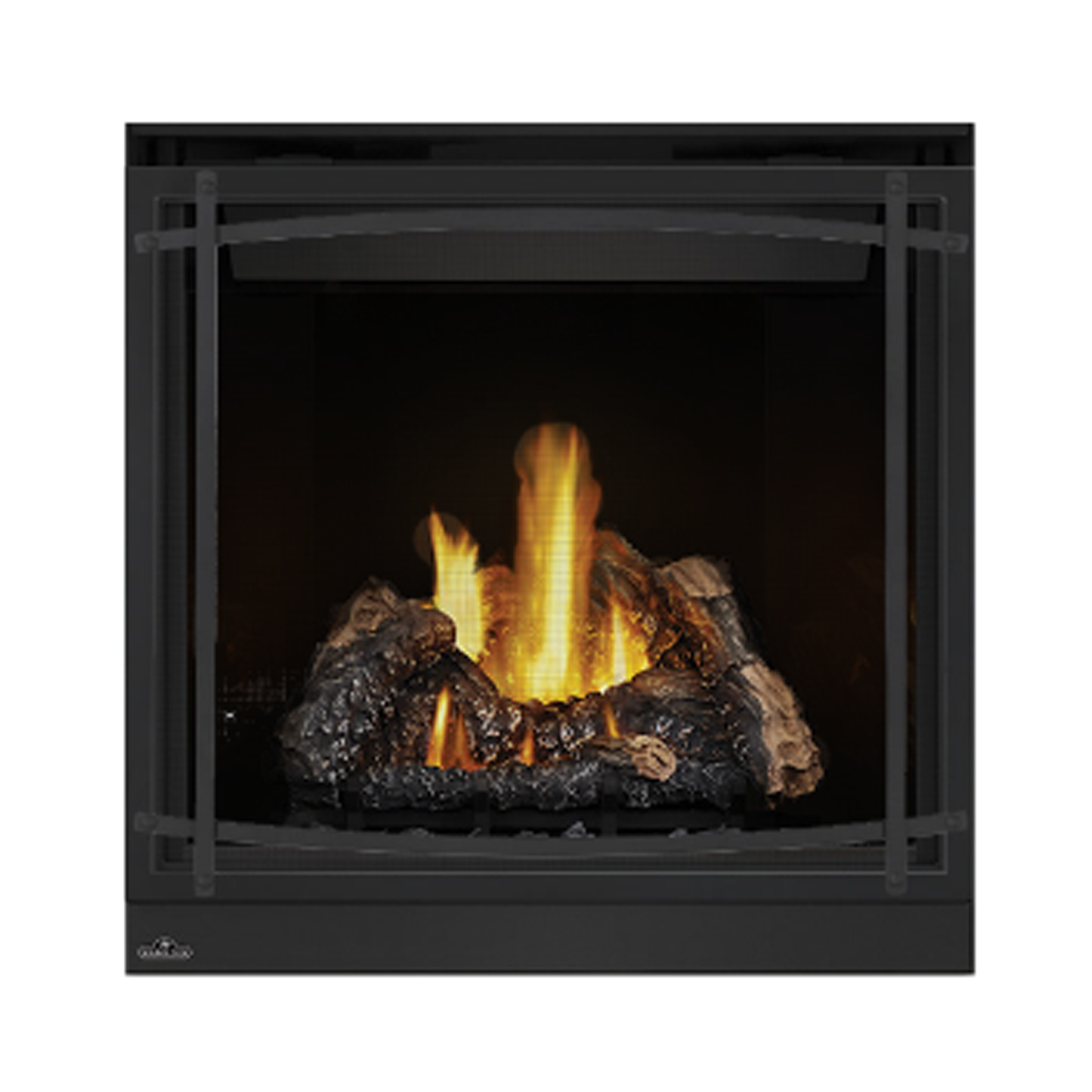 Napoleon Decorative Safety Barrier with Curved Accents in Black - DC46K