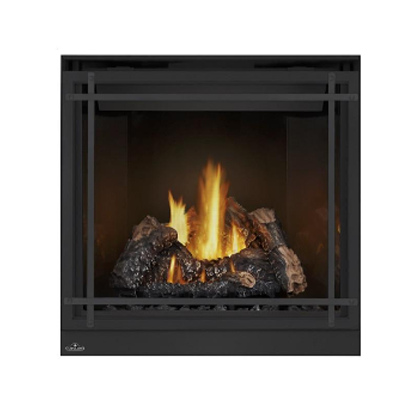 Napoleon Decorative Safety Barrier with Straight Accents in Black - DS35K