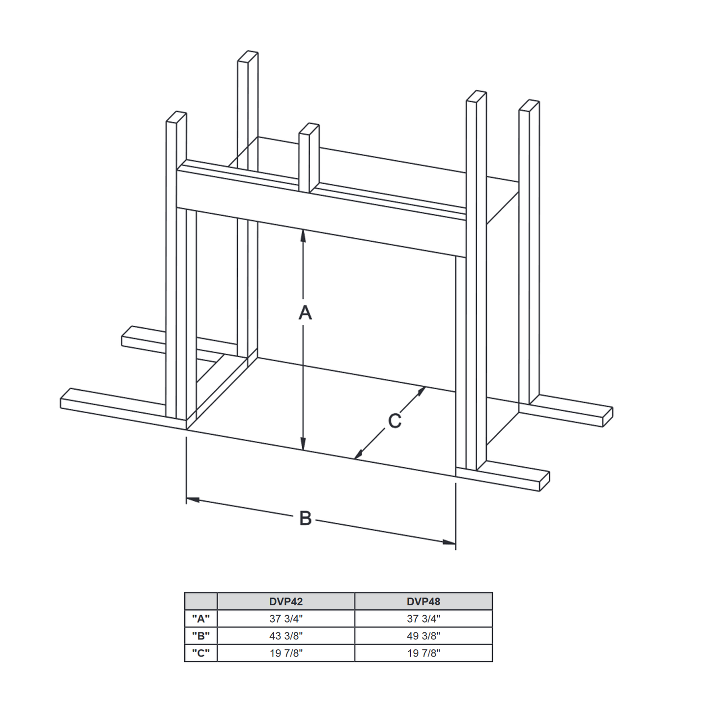 Empire Tahoe Premium 48 Direct Vent Gas Fireplace | DVP48FP