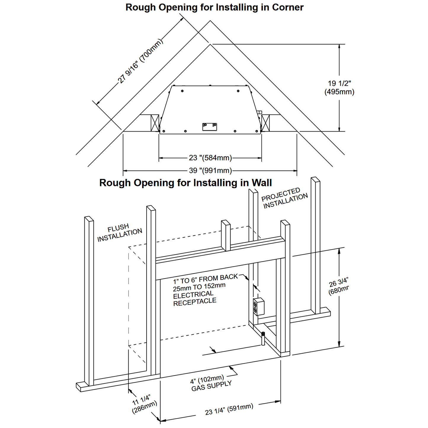 Empire Vail Premium 24 Vent Free Fireplace Gas Fireplace | VFP24FP