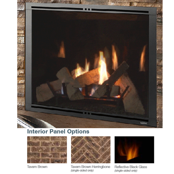Majestic Tavern Brown Brick for Marquis II 36 | BRICKMQ36TB-B