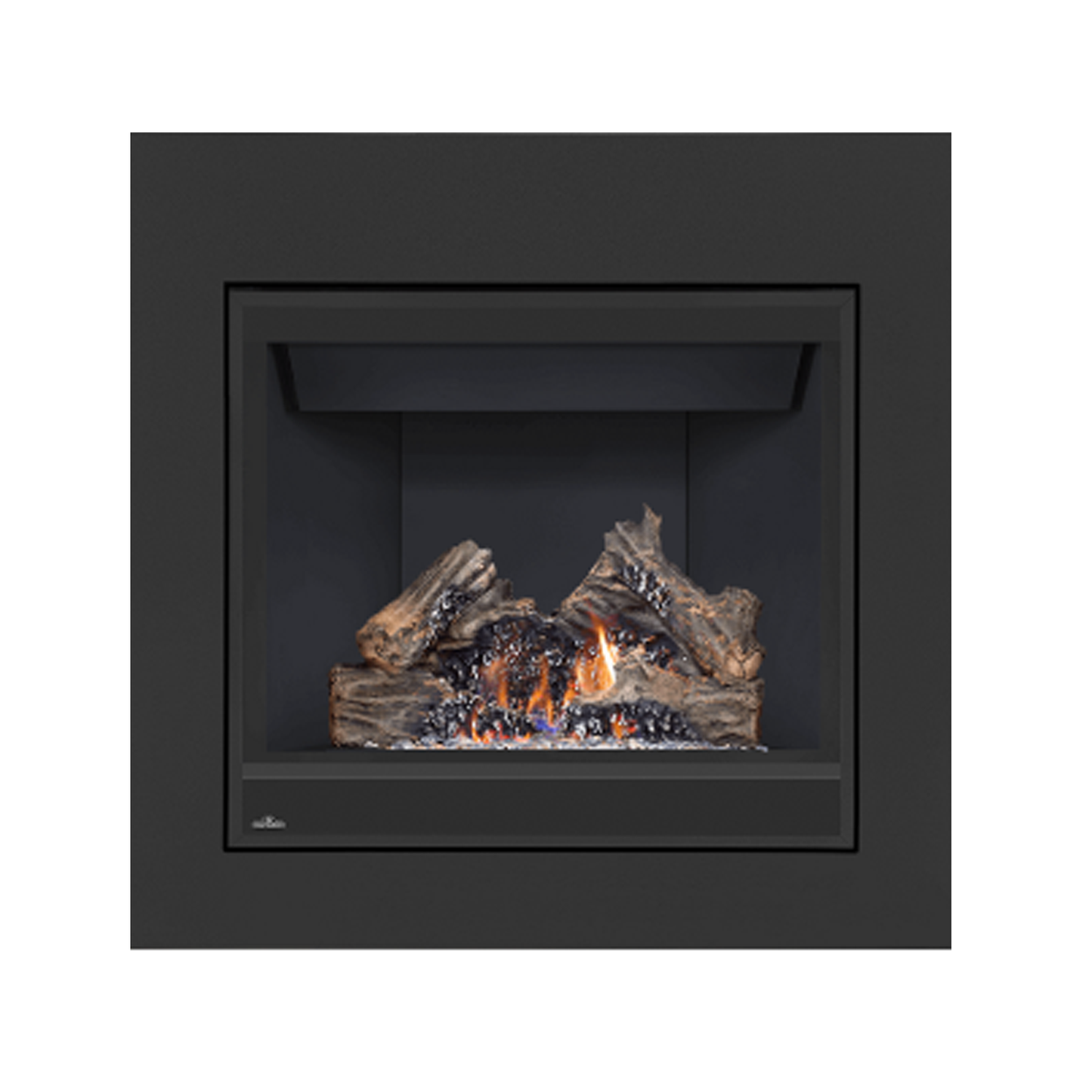 Napoleon Flat Black Rectangular Clean Face Decorative Front - CFF