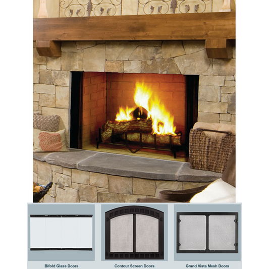 Majestic Black Grand Vista Cabinet Style Mesh Biltmore 50 | GV100BK