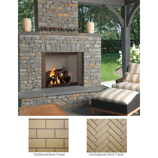 Majestic Traditional Brick Panel for Castlewood 42 | WFMMT42