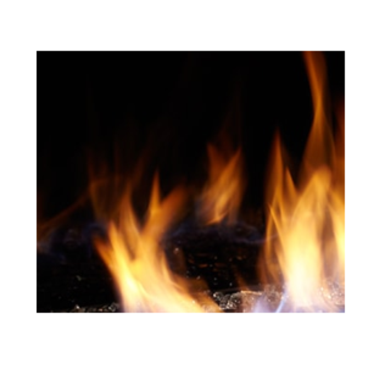 Monessen Black Magic Glass Panels - BMGVFF36C