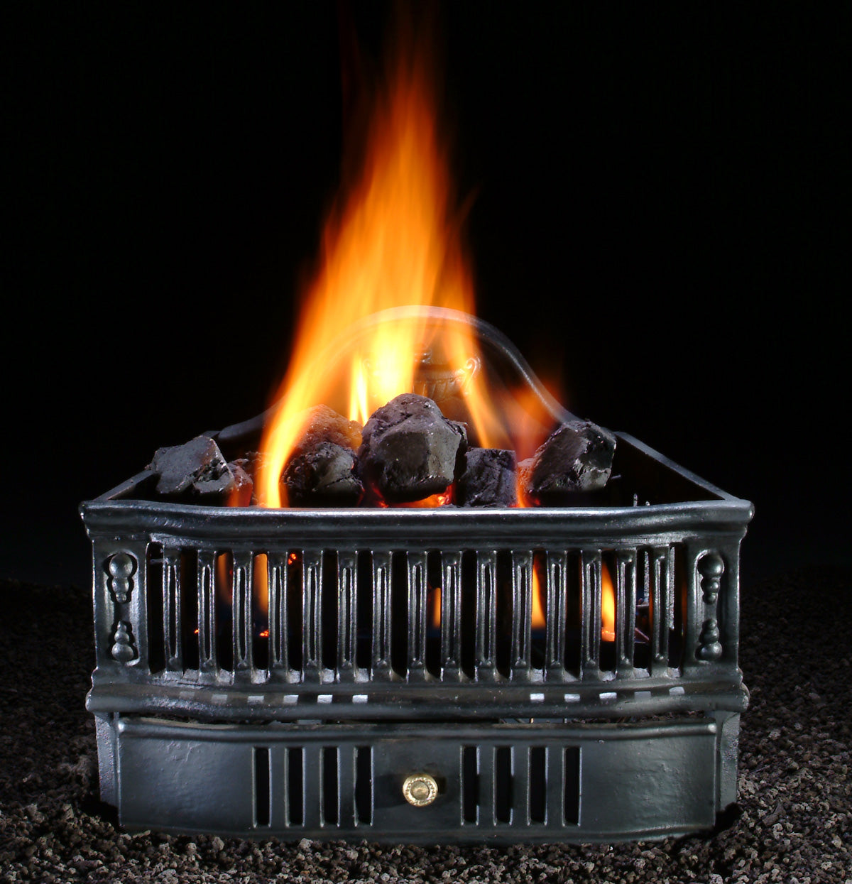 Hargrove Olde World Basket Vented Fireplace with Saftey Pilot