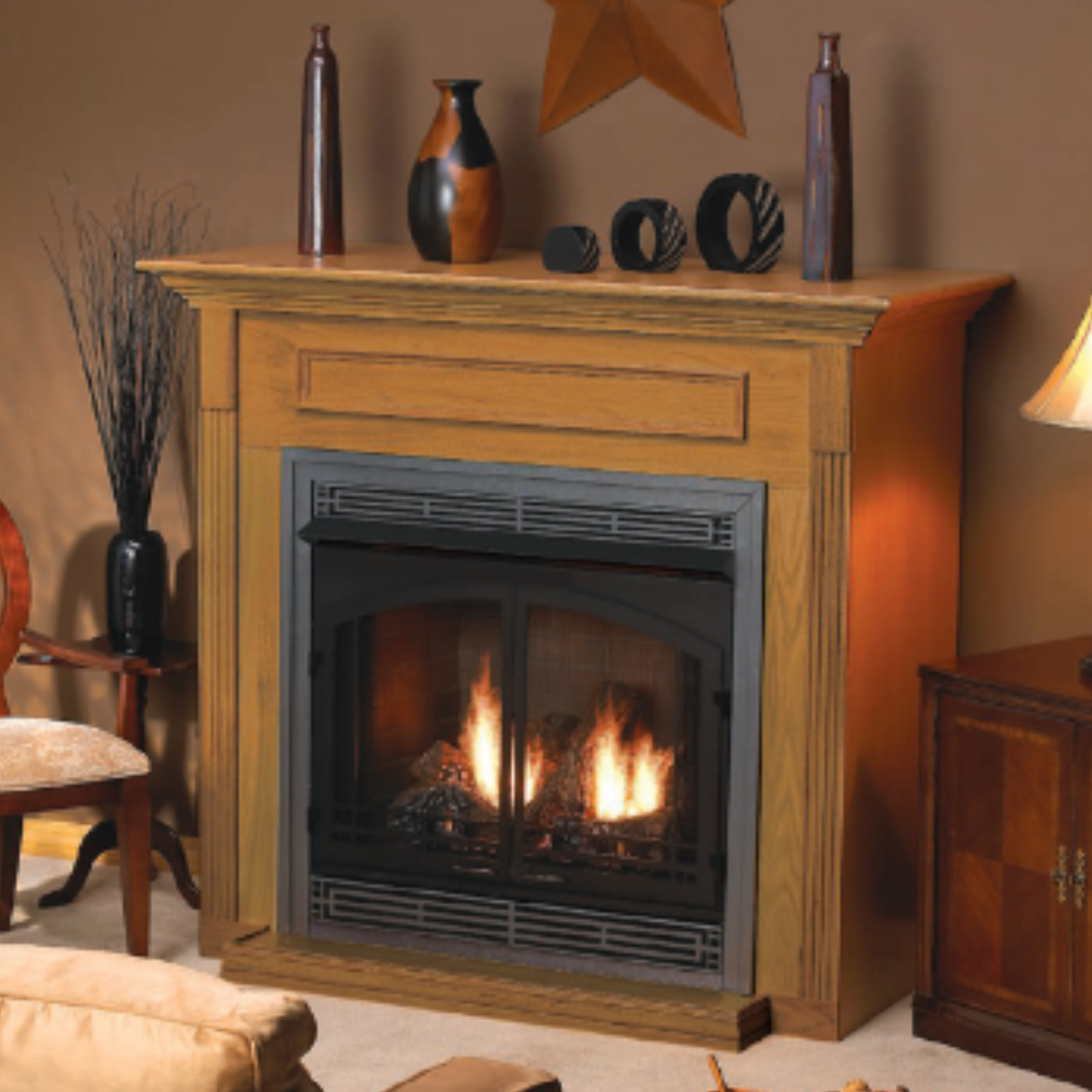 Empire Breckenridge Deluxe 32 Vent Free Gas Firebox | VFD32FB Empire Breckenridge Deluxe 32 Vent Free Gas Firebox | VFD32FB