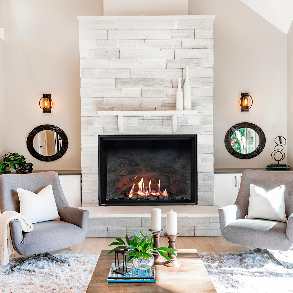Montigo DelRay 46 Square Direct-Vent Gas Fireplace - DRSQ46NI Montigo DelRay 46 Square Direct-Vent Gas Fireplace - DRSQ46NI