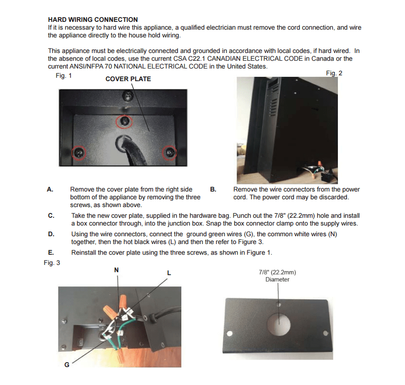 Napoleon Allure 60 inch Wall Mounted Electric Fireplace | NEFL60FH