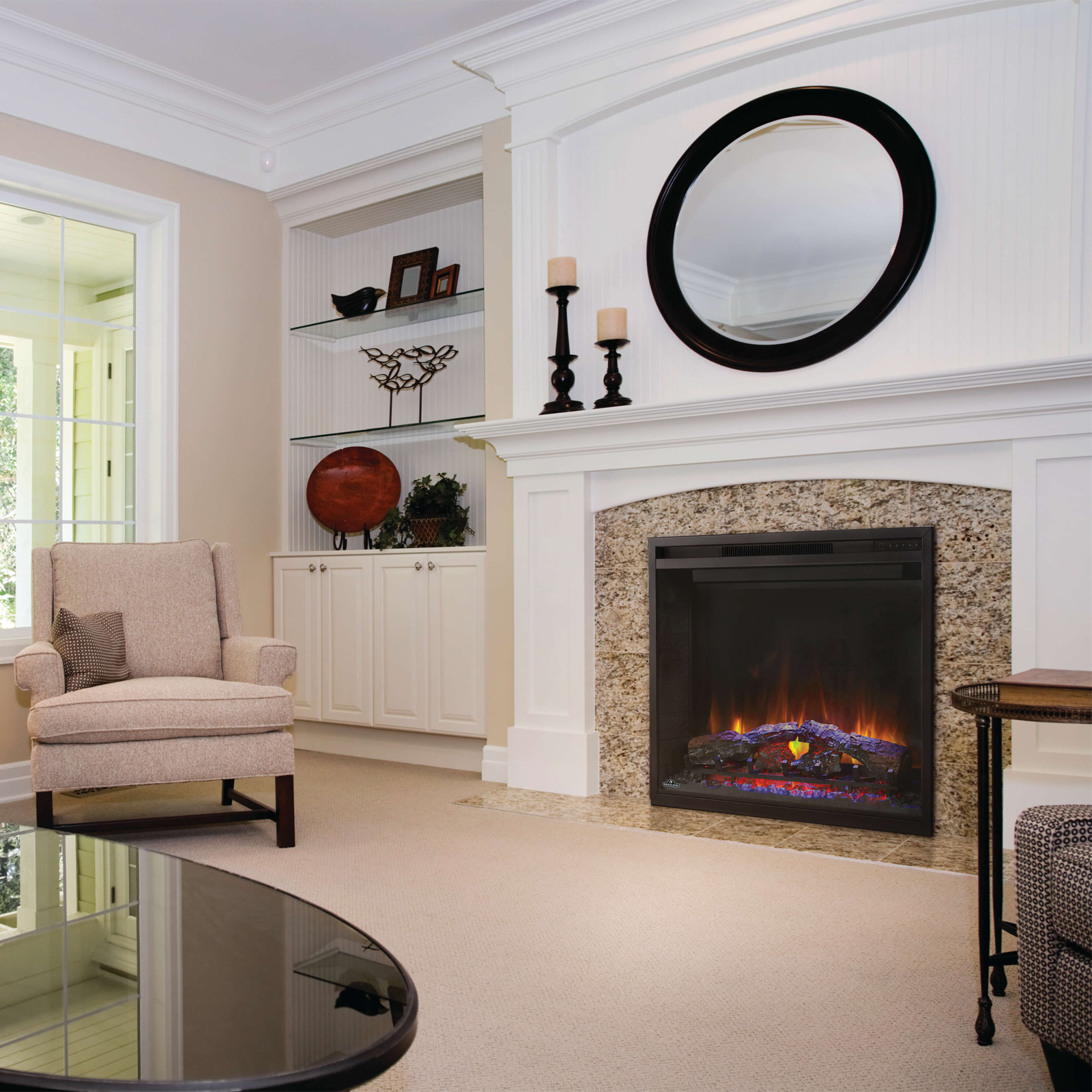 Napoleon Element 36 Built-in Electric Fireplace - NEFB36H-BS-1 Napoleon Element 36 Built-in Electric Fireplace - NEFB36H-BS-1