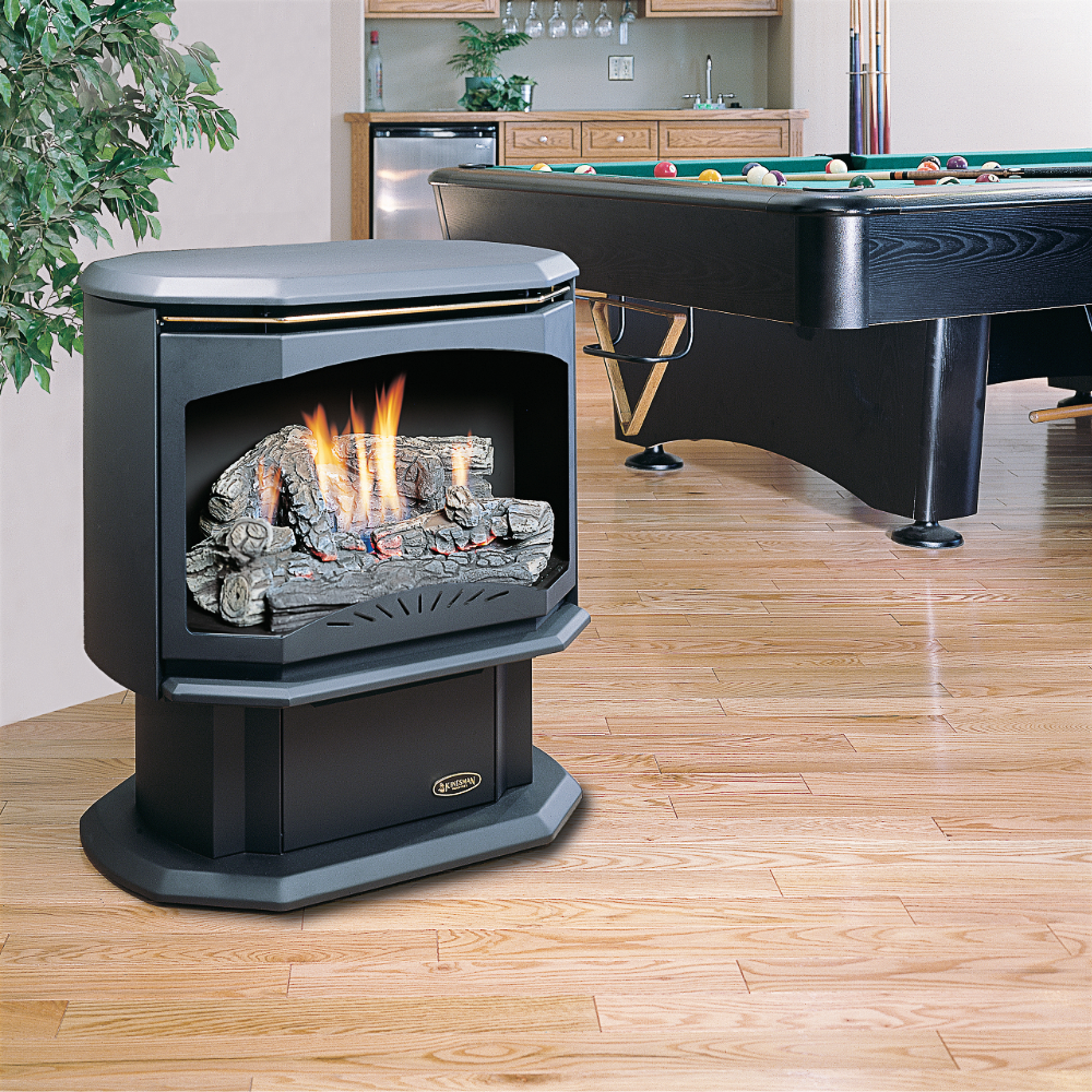 Kingsman FVF 350 Free-Standing Vent-Free Gas Stove - FVF350