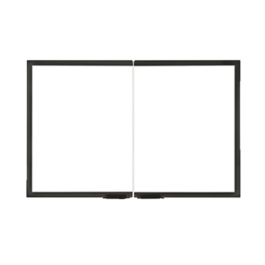 Majestic Black Gasketed Glass, Cabinet Style Sovereign 42 | GGD42BK-B