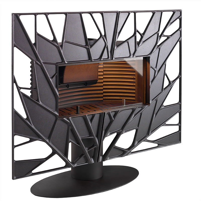 Invicta Gaya Fueille 51.25 Inch Freestanding Wood Burning Stove | 6118-44 |