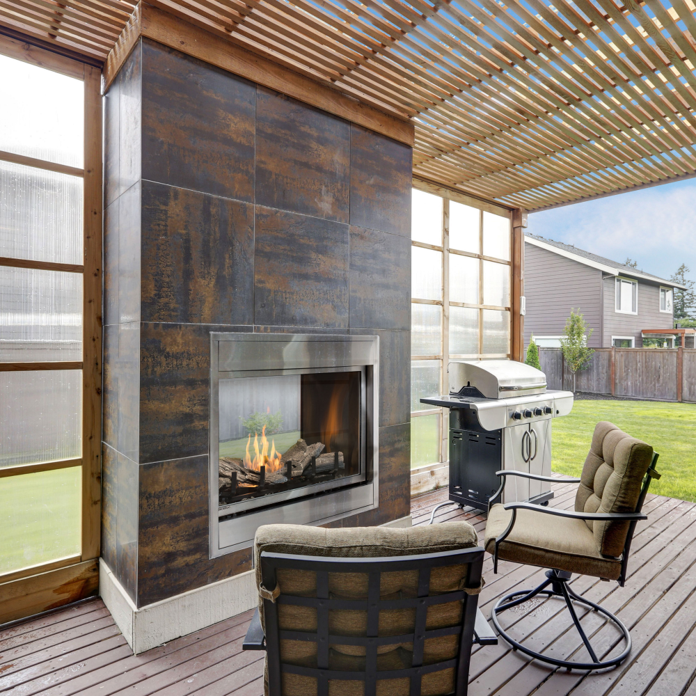 Montigo Divine 38 See-Thru Vent-Free Outdoor Gas Fireplace - H38SV Montigo Divine 38 See-Thru Vent-Free Outdoor Gas Fireplace - H38SV