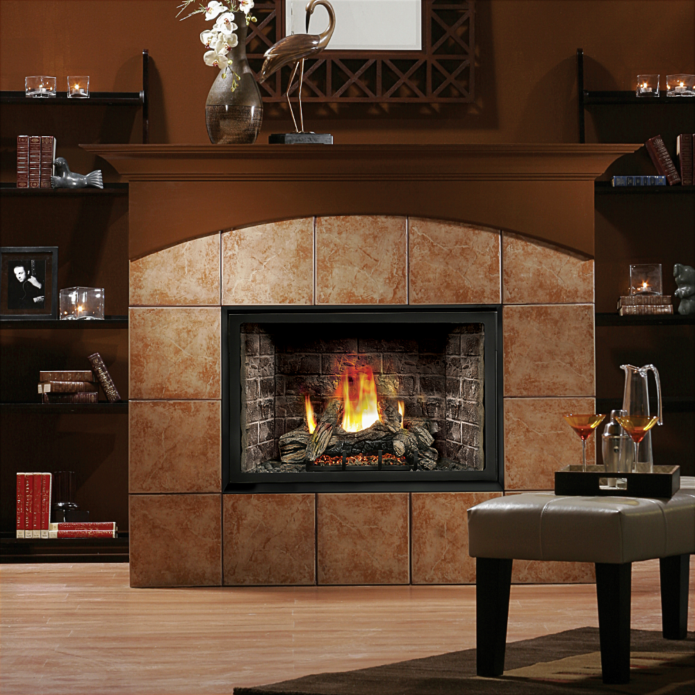 Kingsman OFP42RLH Herringbone Brick Liner for OFP42 Outdoor Gas Fireplace