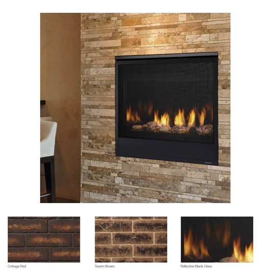 Majestic Tavern Brown Brick Interior Panel for Quartz 32 | BRICK32TB