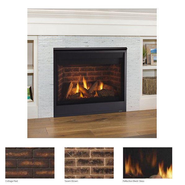 Majestic Tavern Brown Brick Interior Panel for Quartz 36 | BRICK36TB