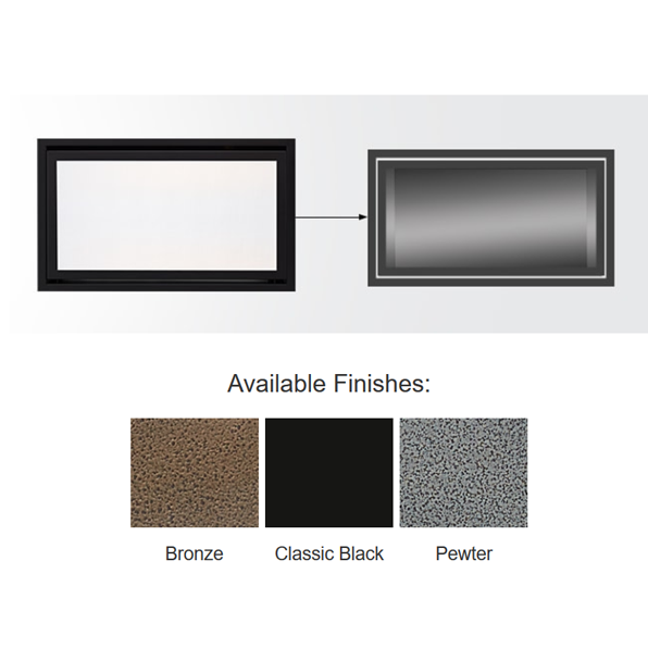 Majestic Pewter Clean Face Trim | CFTF-42-PT