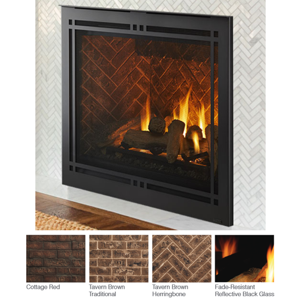 Majestic Tavern Brown Brick for Meridian 42 Series | BRICK42MERTB