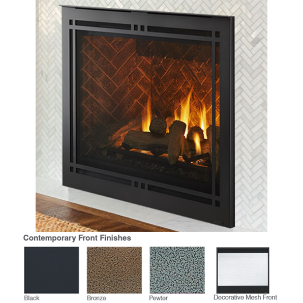 Majestic Pewter Contemporary Rectangular for Meridian 42 | CRD42PT