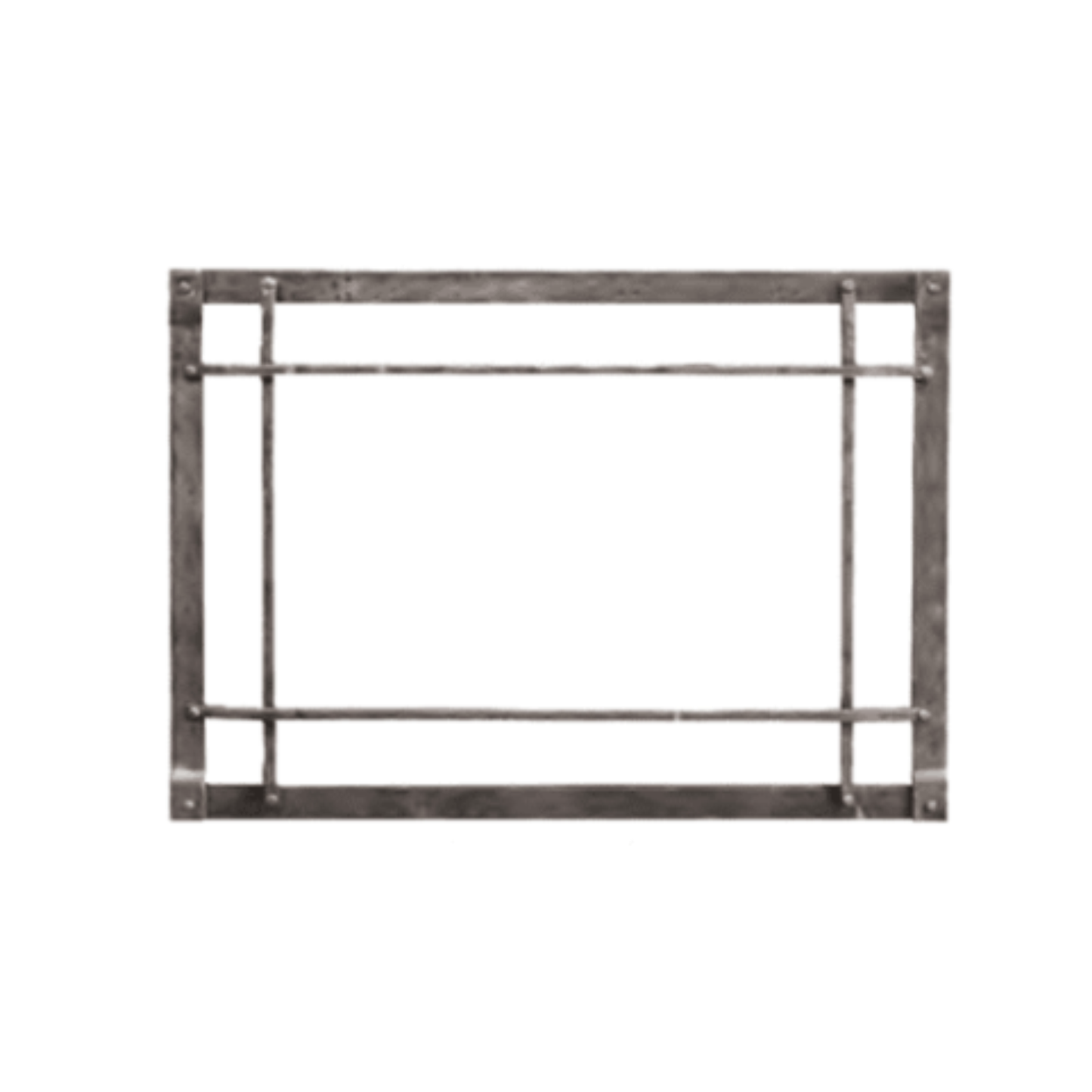 Empire Rectangle Black Forged Iron Inset - DFF30CBL