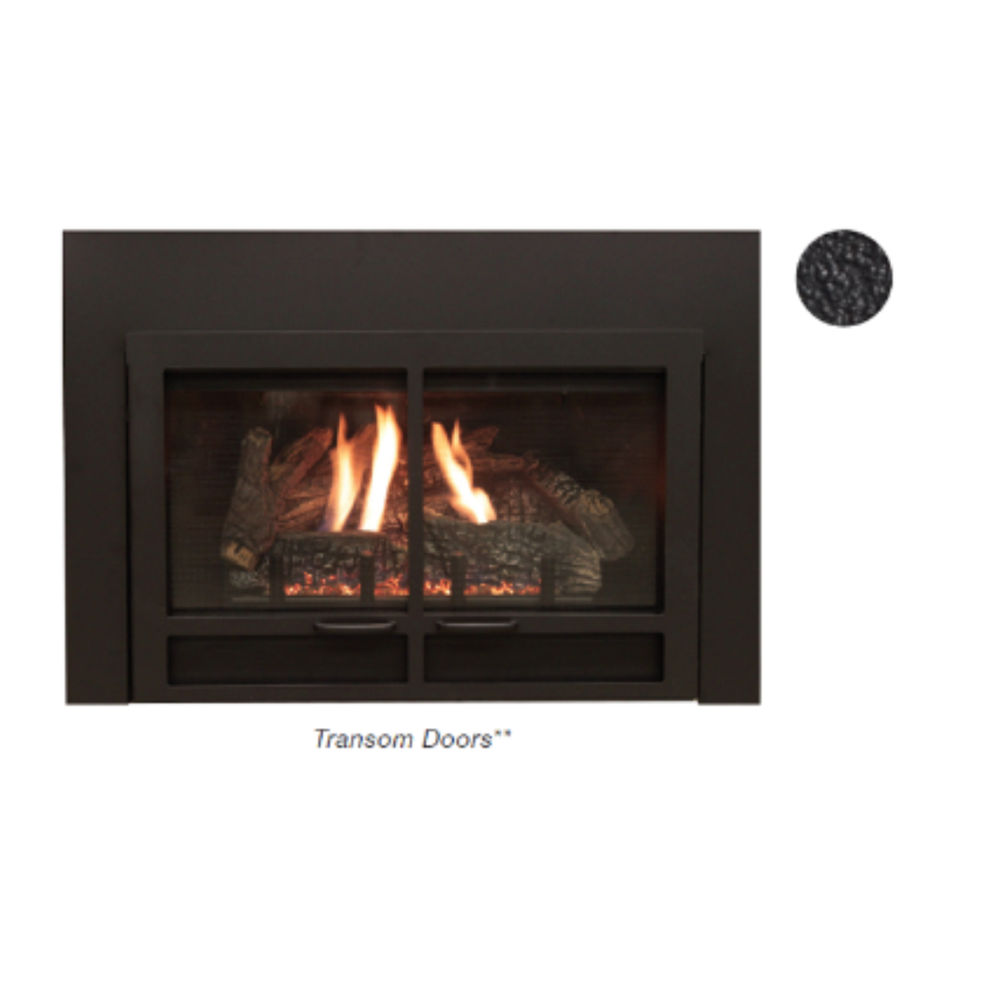 Empire Black Transom Doors - DFD28DBL