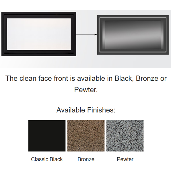 Majestic Pewter Clean Face Trim | CFT-72-PT-C