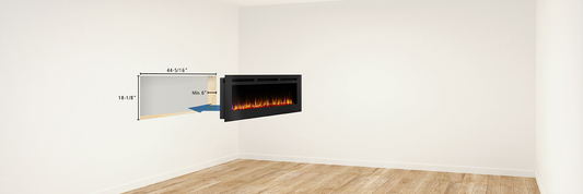 How to Install a Recessed Linear Electric Fireplace