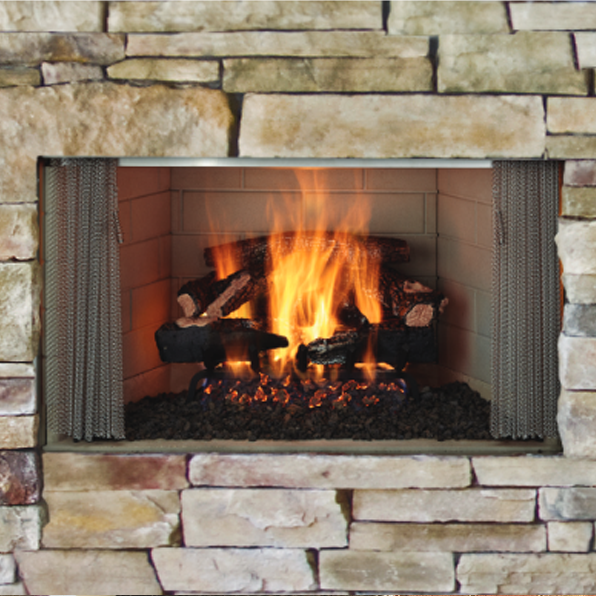 Majestic Villawood 36 Outdoor Wood Fireplace