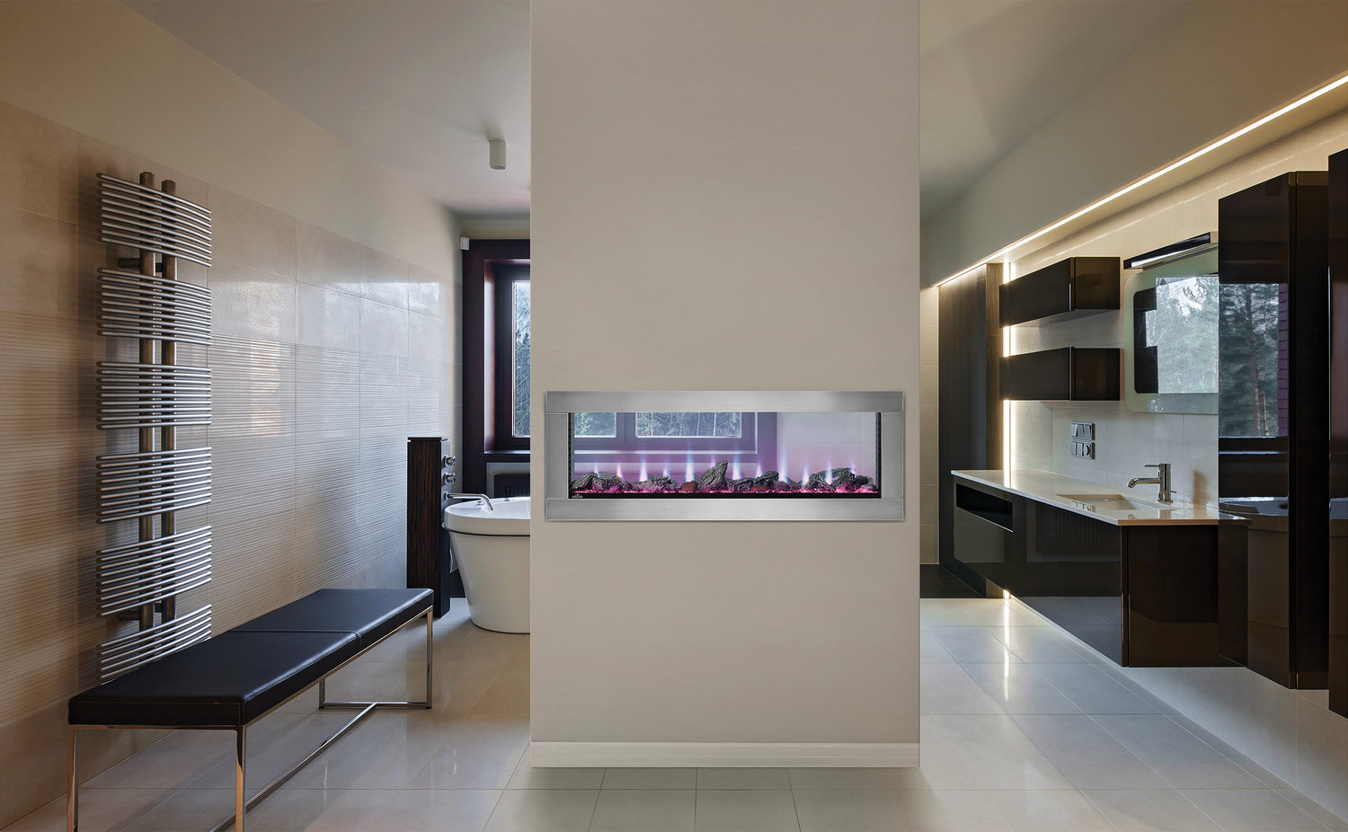Napoleon Clearion | See Through Electric Fireplaces
