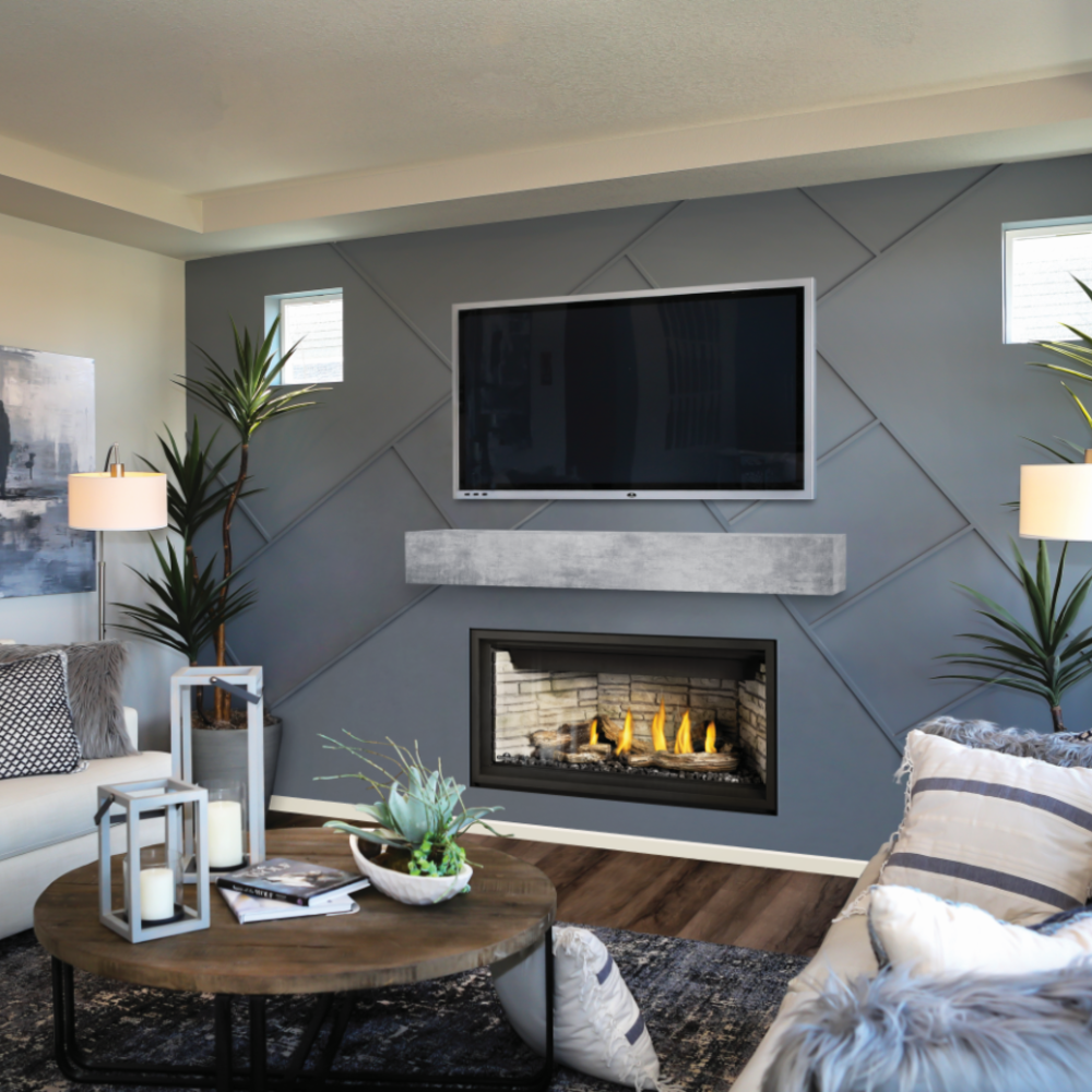 Napoleon Ascent 42 Linear Premium Direct Vent Gas Fireplace-set
