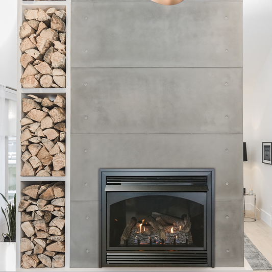 Empire Vail Premium 36 Slope Glaze Burner Vent-Free Gas Fireplace - VFPA36