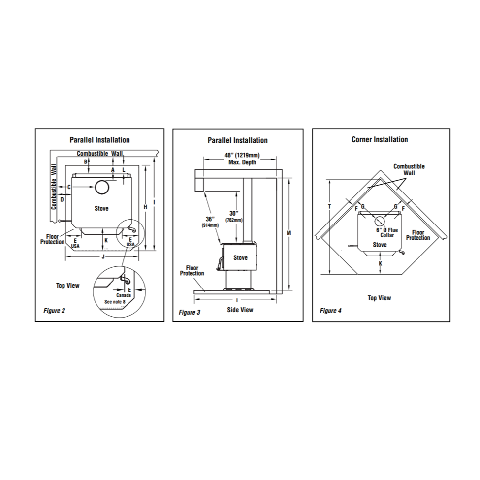 Iron Strike Tahoma 1600 Wood Burning Stove - T160GL