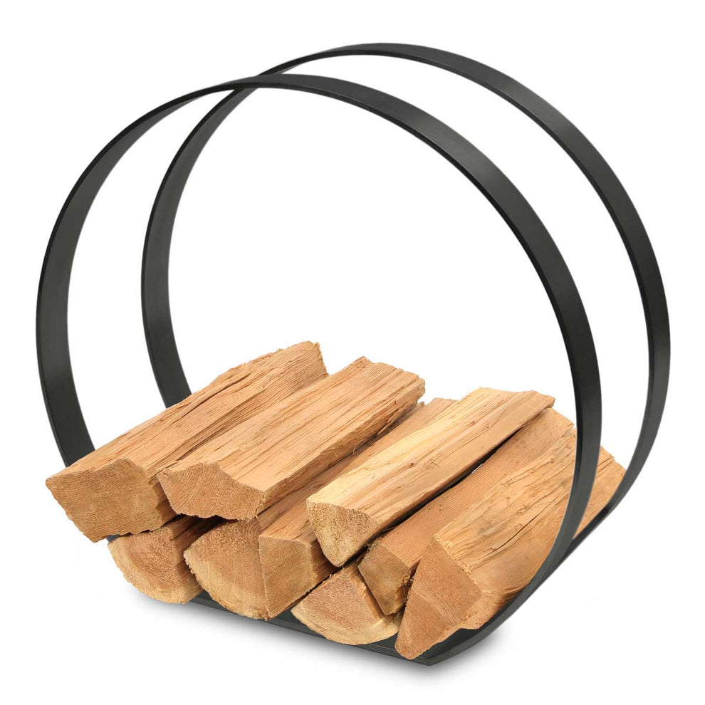 Pilgrim Black Finish 24 Inch Modern Wood Rack - 18572 – North Country Fire